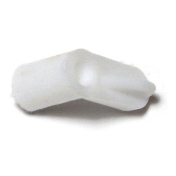 Midwest Fastener 3/8" Offset White Plastic Window Clips 25PK 72027